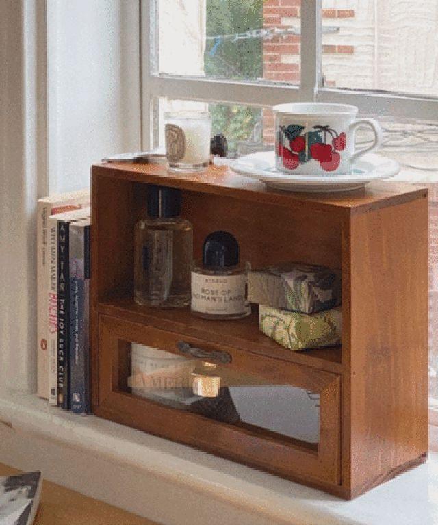 그린 포레스트 인테리어 소품 카페 감성 정리함 보관함