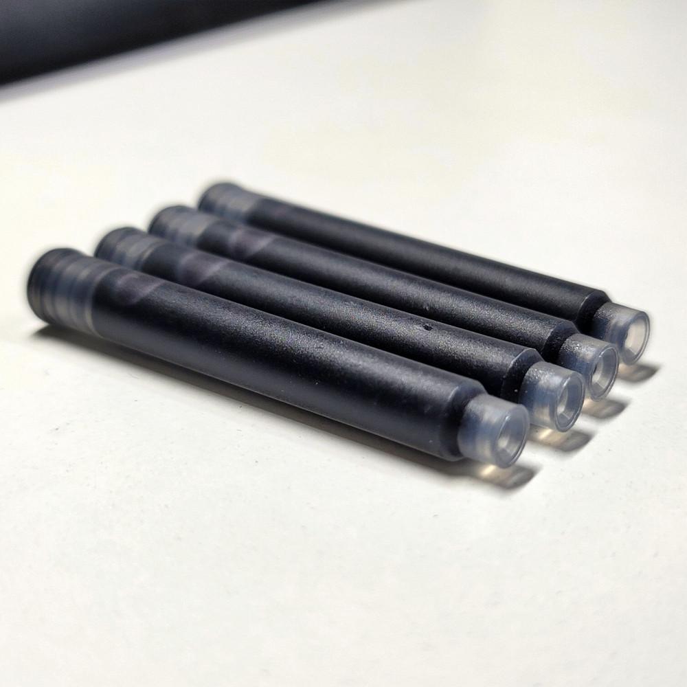 2.6mm 다이소 만년필 호환 잉크 카트리지 블랙(Black) 검은색 10개입