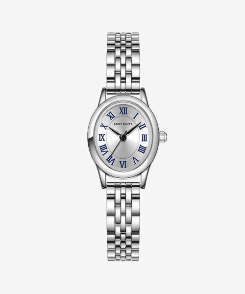 에그쉘 메탈 시계 - 실버 / ST1102SSS