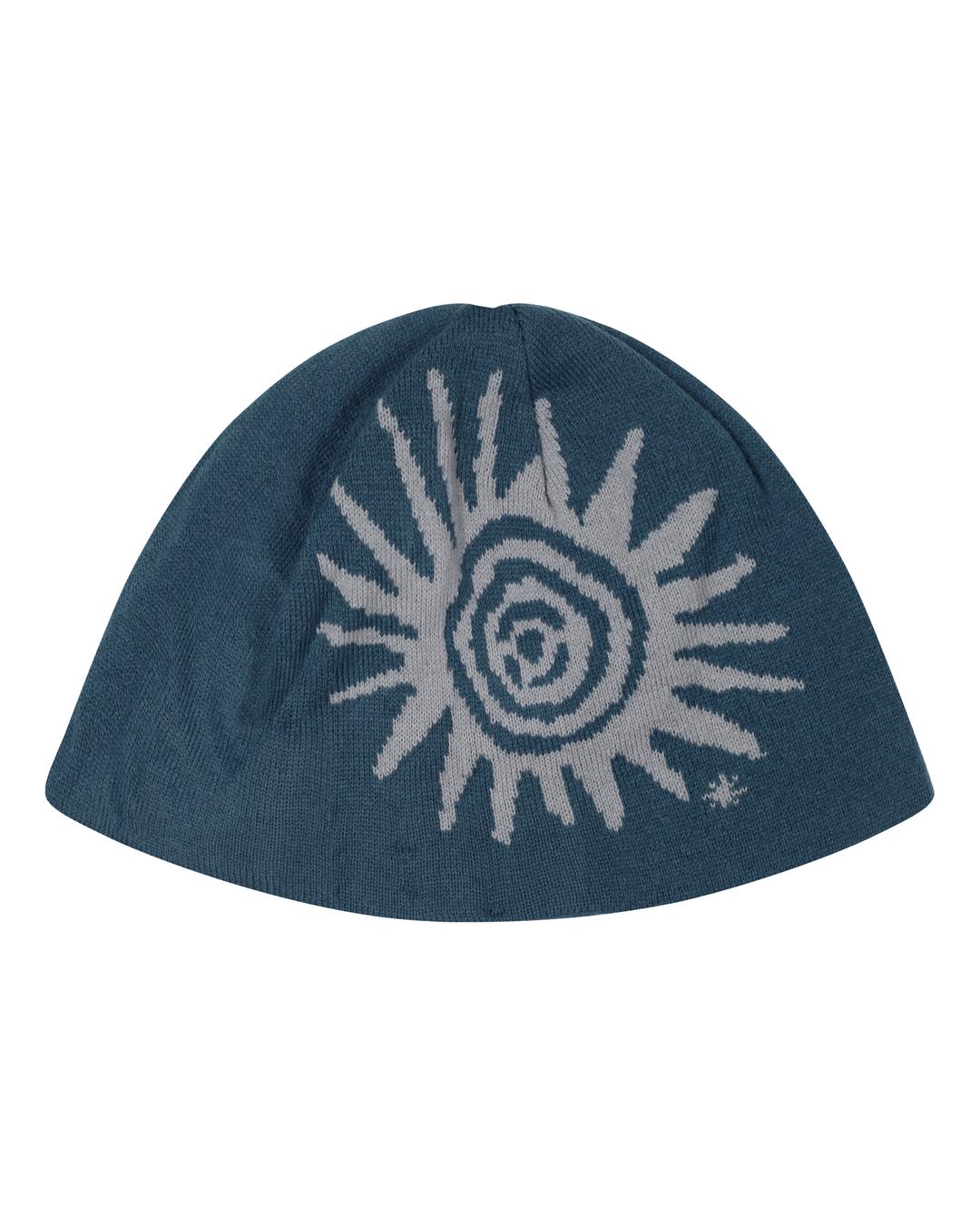 Sun Jacquard Beanie (Blue)