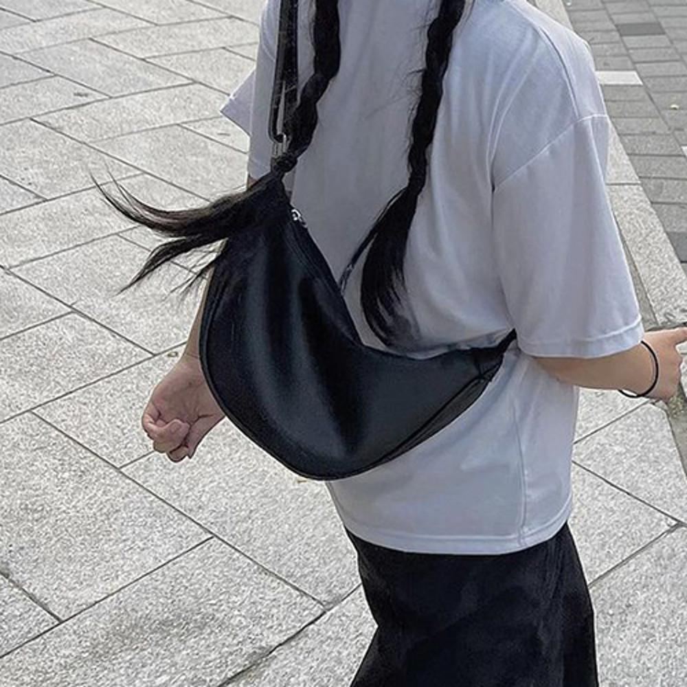 핸드폰가방 탬버린백 유럽여행 조개가방 해외여행용 초미니 반달 크로스 나일론 미니백 디반