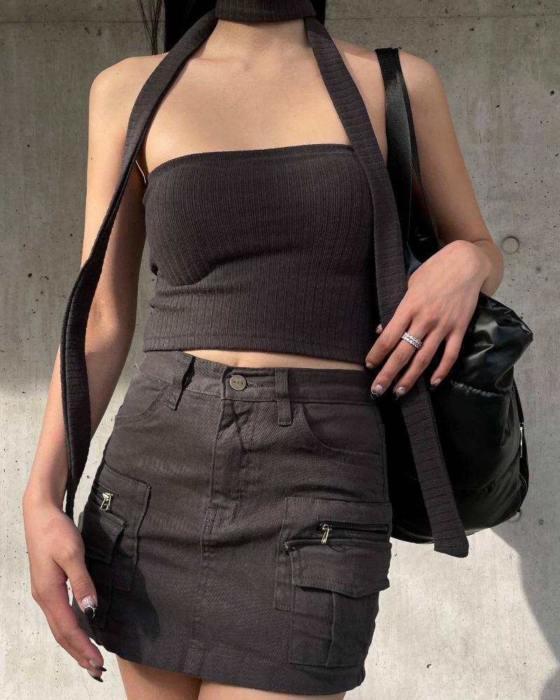 Rosie muffler top set (2 color)