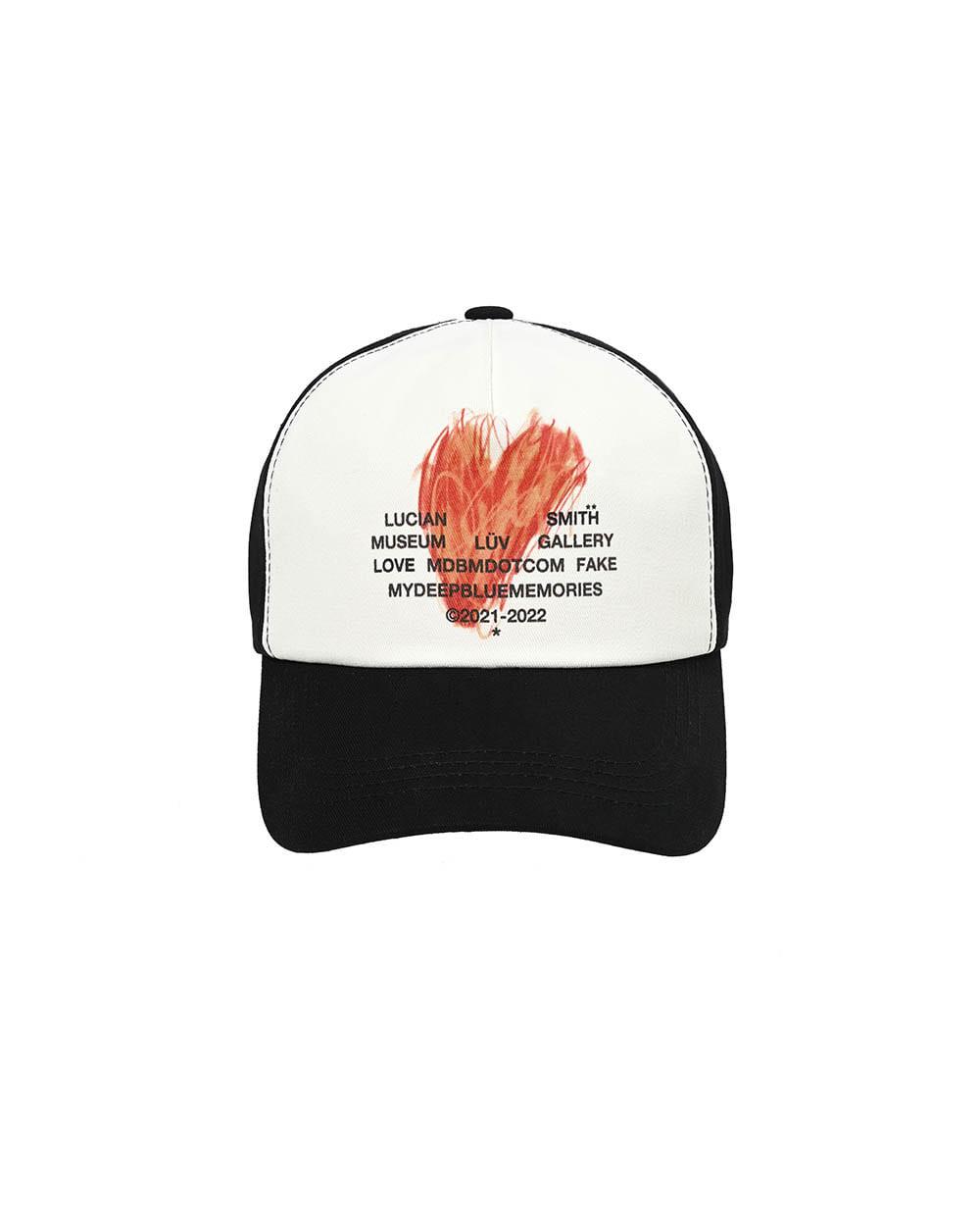 LOVE x FAKE washed cap