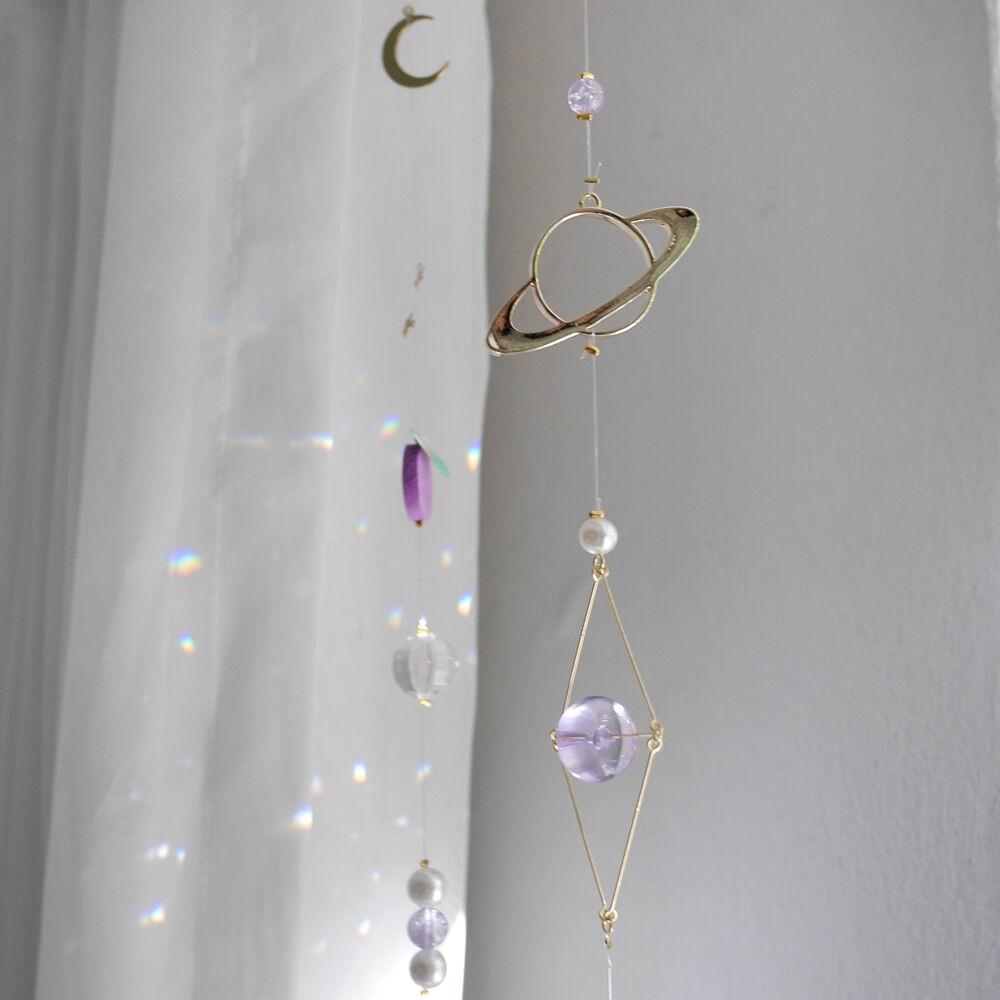 purple galaxy sun catcher (2 types)