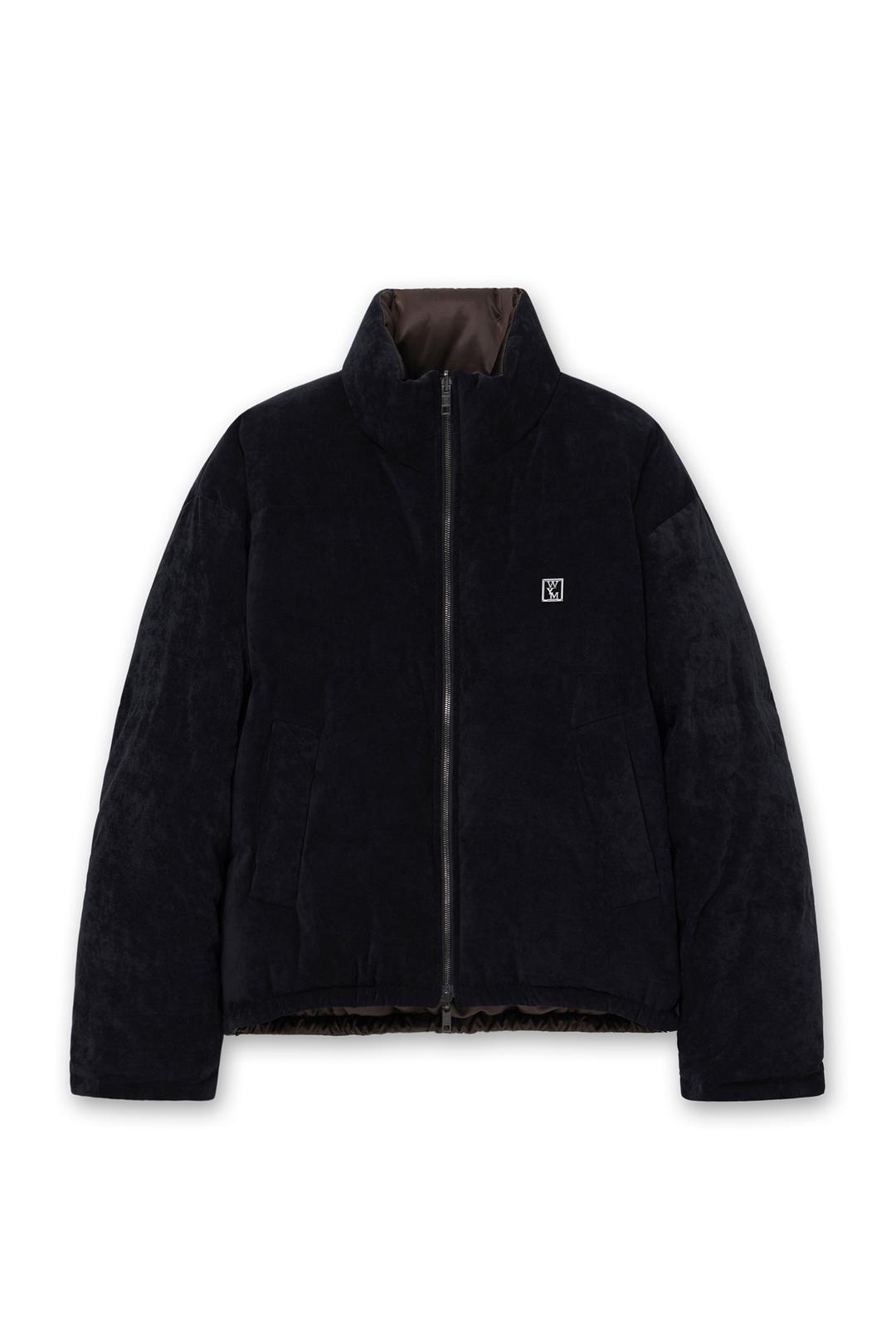 블랙 스테인 리버시블 구스 다운