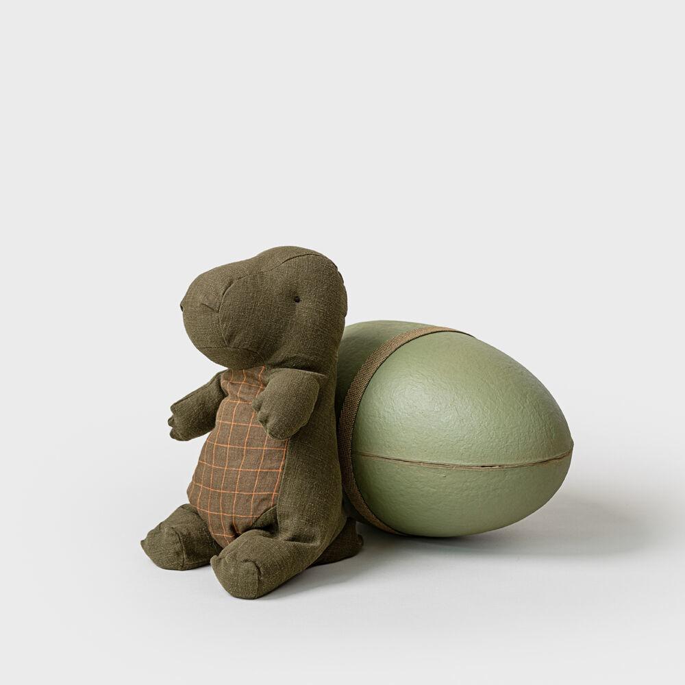 Maileg 메일레그 공룡인형 Gantosaurus In Egg, Medium - Forrest Green