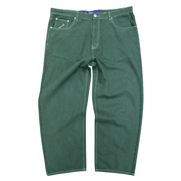 unisex denim - dark green
