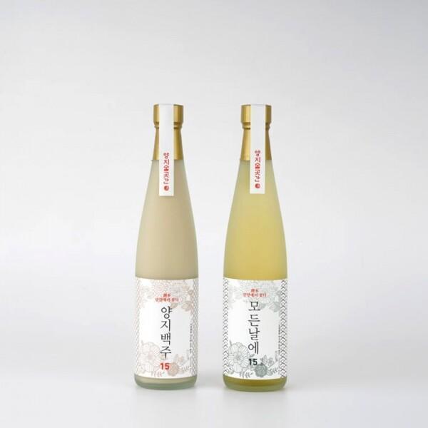 양양술곳간 양양몰 전통주 약주 탁주 삼양주 전통주 선물세트 모든날에 양지백주 500ml15도