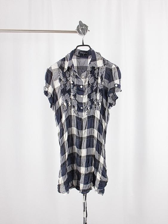 CATHERINE HARNEL CHECK BLOUSE