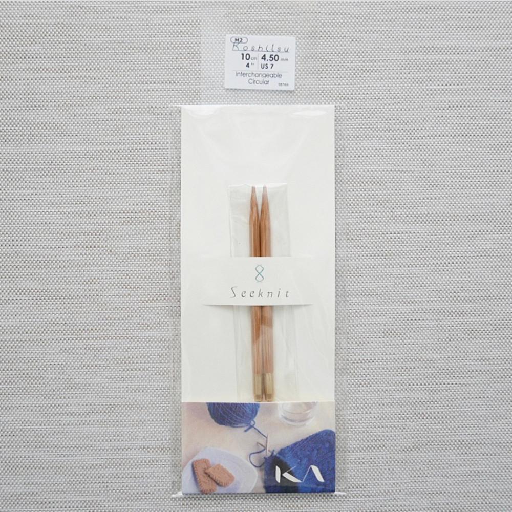 [TOOL] Seeknit  US사이즈 교환식 10cm 바늘 단품 / Interchangeable Circular Needle Pair Tips / 킨키아미바리 / 코와코이로이로