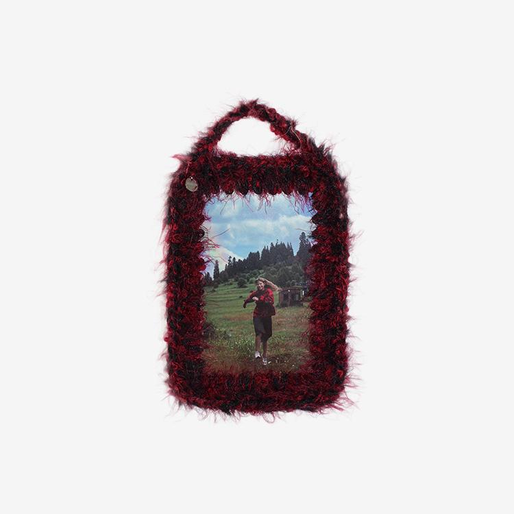 runninng girl(red)_postcard