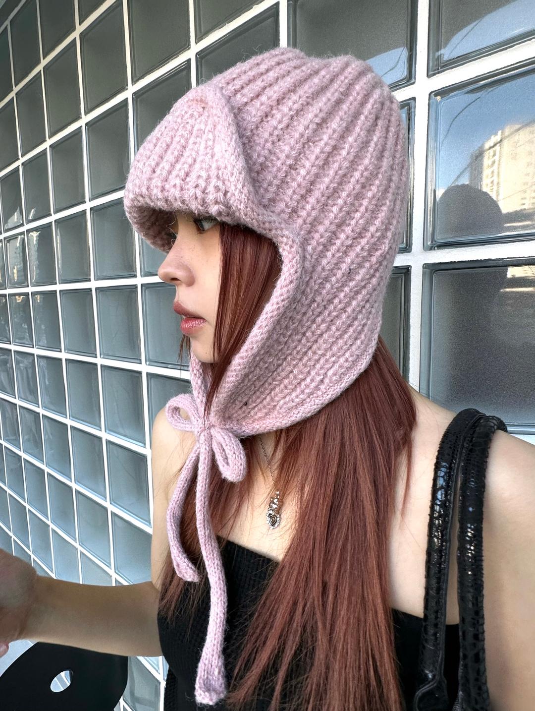 키치 니트 트루퍼 비니