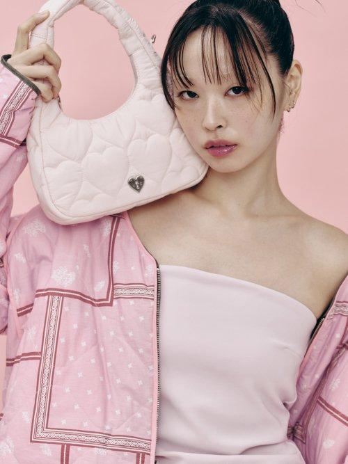 Heart Padded Tote Bag_HC239OBG005M