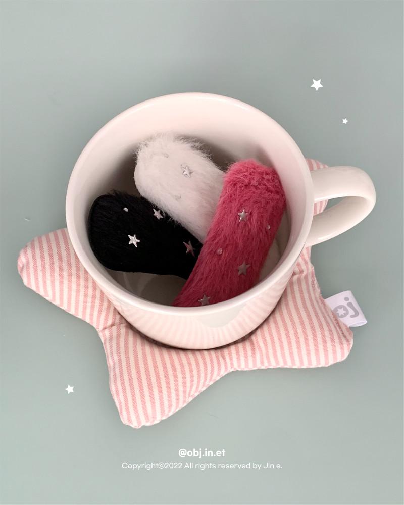 [오브진트] 플러피 스타 헤어핀 - 3color