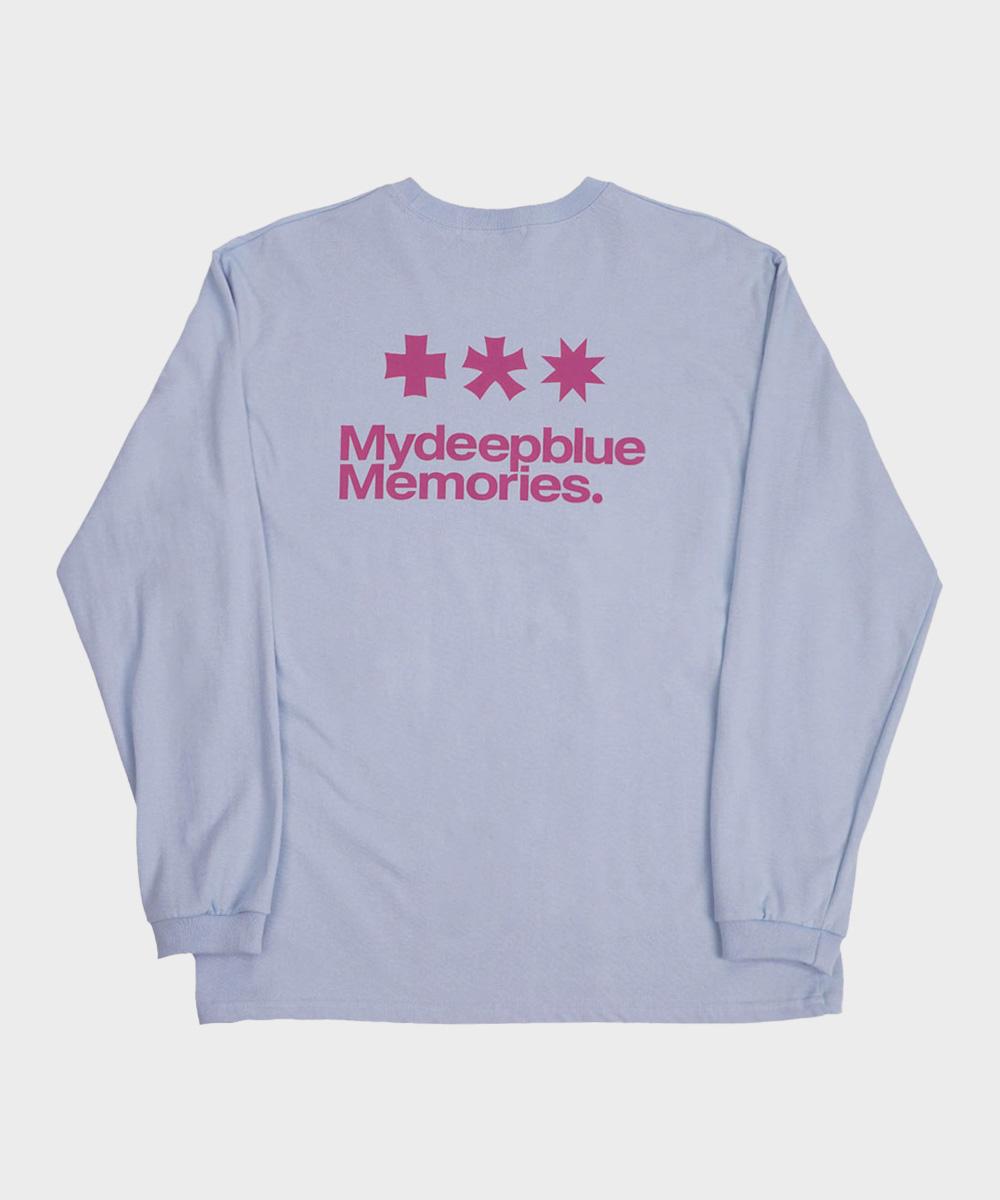 MM SYMBOL LOGO LONG SLEEVE T(SKY)