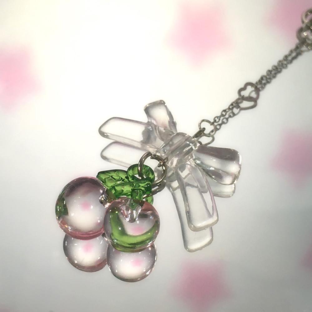 키라키링 체리 캡쳐 키링 Cherry capture keyring