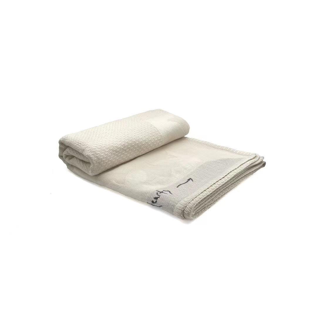 Chrome Hearts White Cashmere Blanket