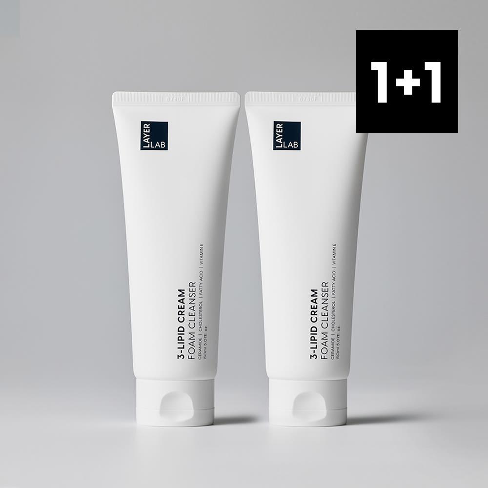 [1+1] 레이어랩 세라마이드 약산성 클렌저 (민감한 피부를 위한 12가지 피부장벽 강화 성분)