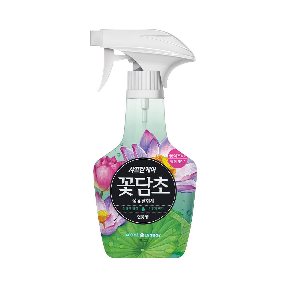 샤프란 꽃담초 연꽃향 섬유탈취제 400ml