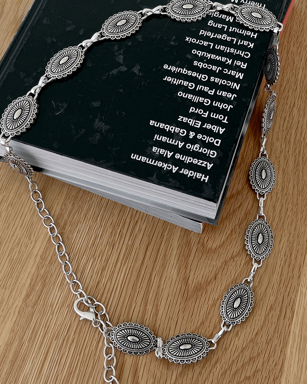 켐보 보헤미안 메탈 실버 벨트