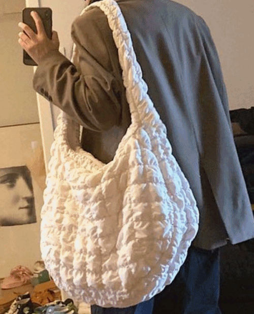 빅클라우드 시어서커 여름 구름가방 구름백 데일리백 비치백