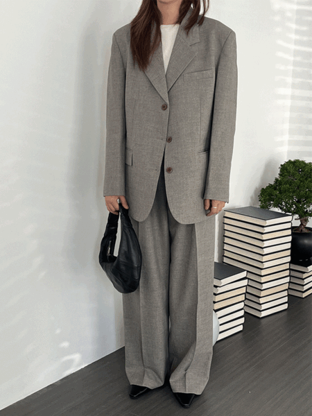 드레스업 울 셋업[3 color]