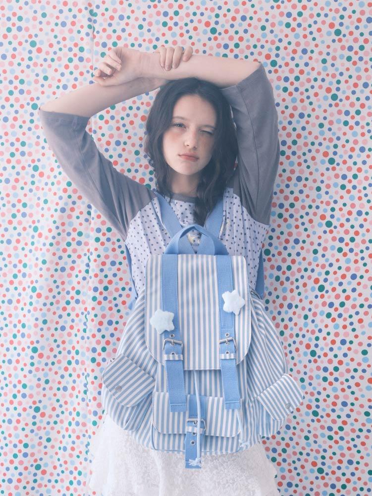 Ding Ding back pack_stripe blue