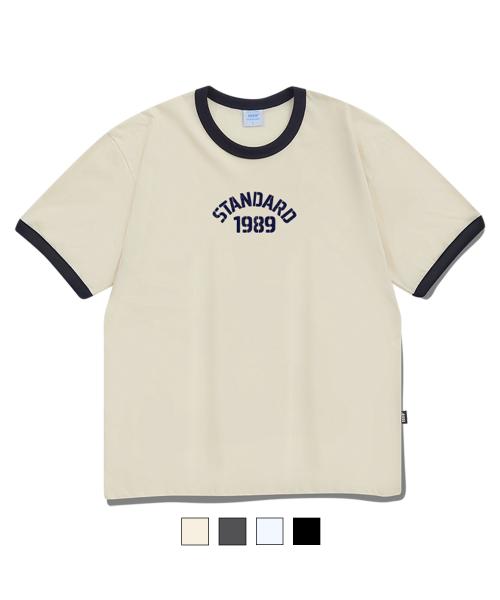 VINTAGE LOGO 쿨 코튼 링거 반팔(SRSSTD-0077)