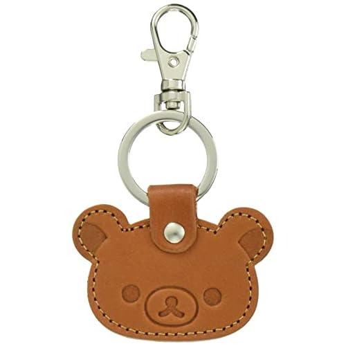 Amazon.co.jp: Ushikubo Kogeisha Rilakkuma Leather Key Chain Face Rilakkuma RK-012 : Toys & Games
