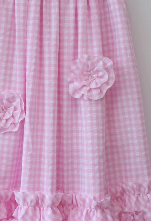 어나더랭귀지 [당일 발송] finale check skirt / 핑크🎀