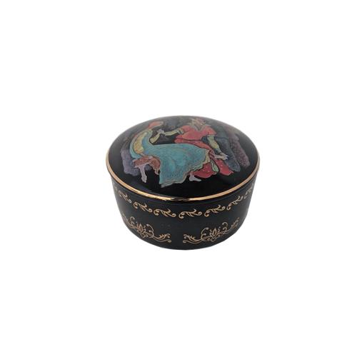 Franklin Mint Porcelain Miniature Music Box - Cinderella