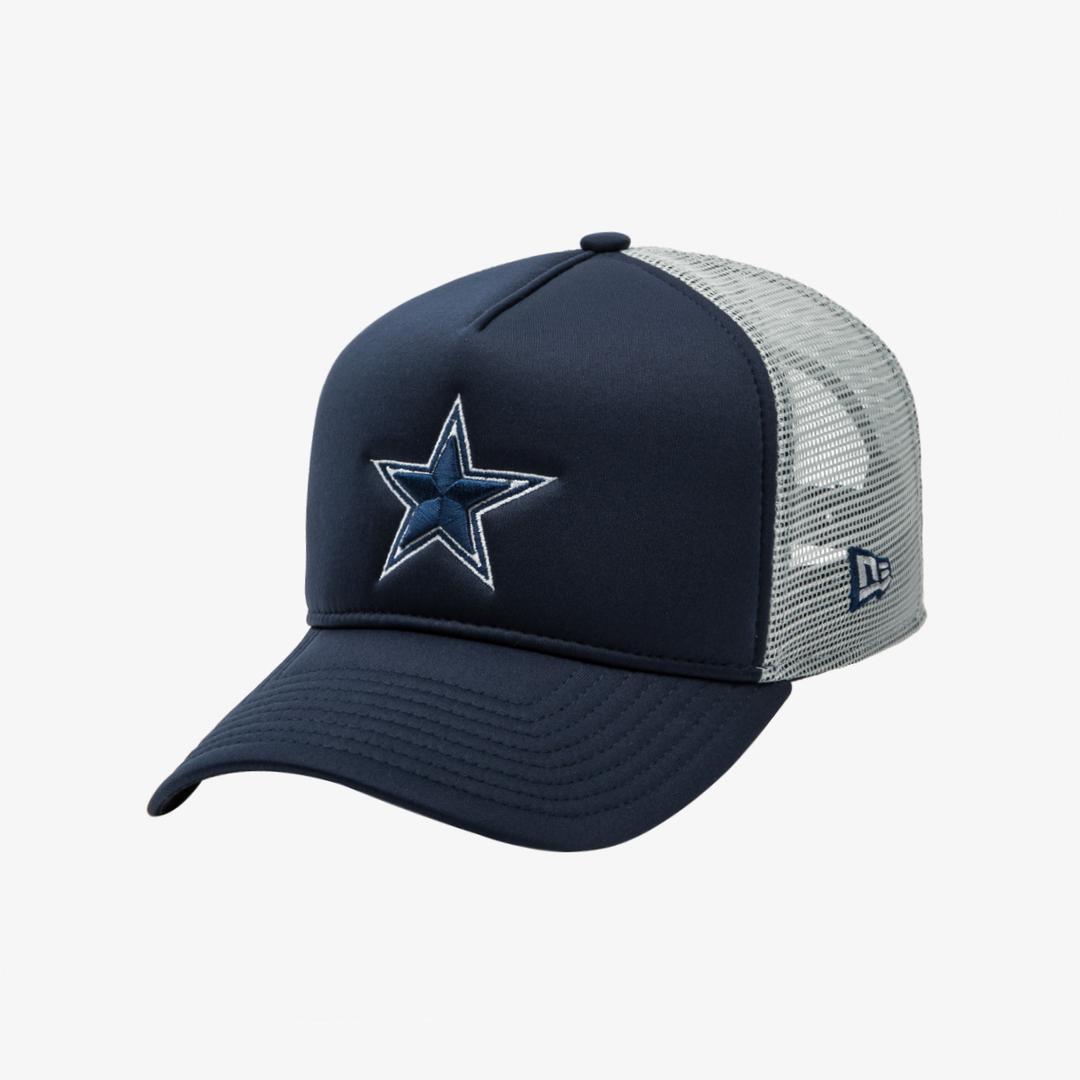 NFL 댈러스 카우보이스 A프레임 트러커 볼캡 네이비/돌핀 그레이