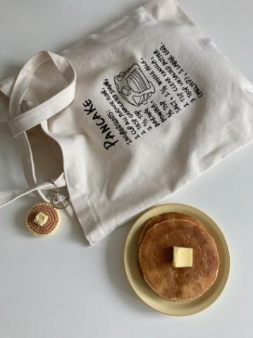 [다니엘대디] Pancake recipe eco bag 팬케이크 레시피 에코백