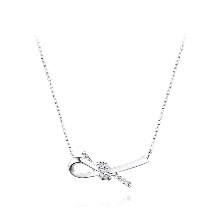 [스톤헨지] Love knot 실버 목걸이 SA24C50T
