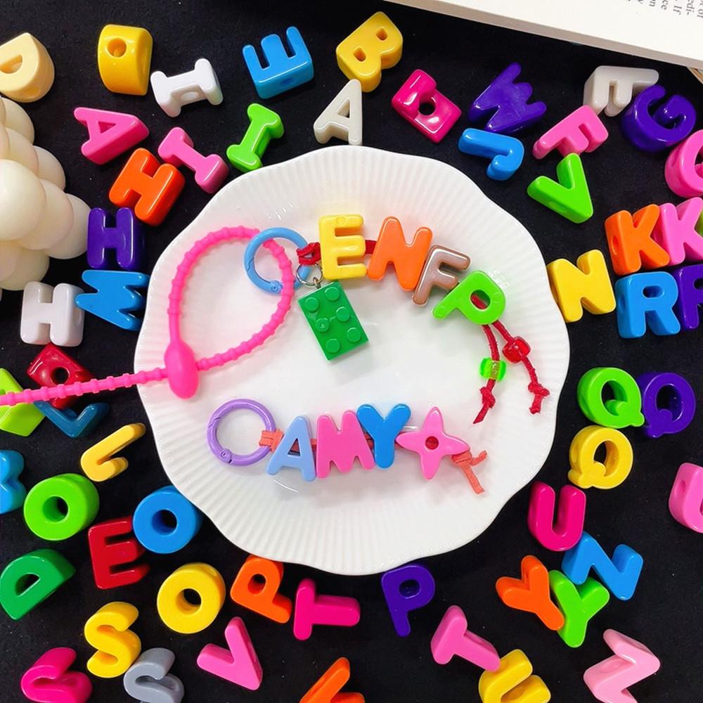 이니셜 알파벳 비즈 키링재료