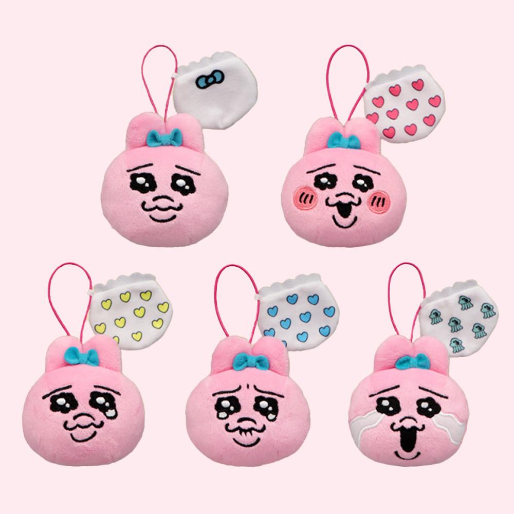 오판츄 우사기。다채로운 표정과 빤쮸 마스코트 인형 키링 키홀더