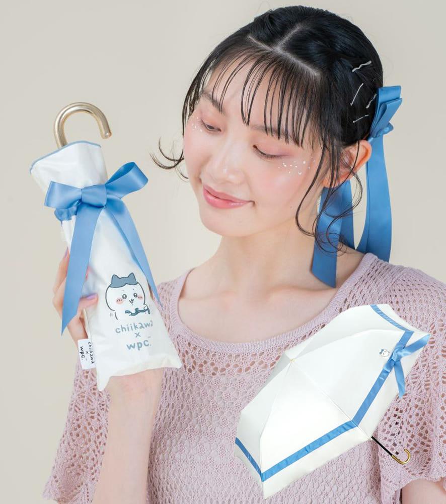 WPC 치이카와 하치와레 하늘색 양산 경량 일본 우양산 미니 접이식 801-CK03-102 