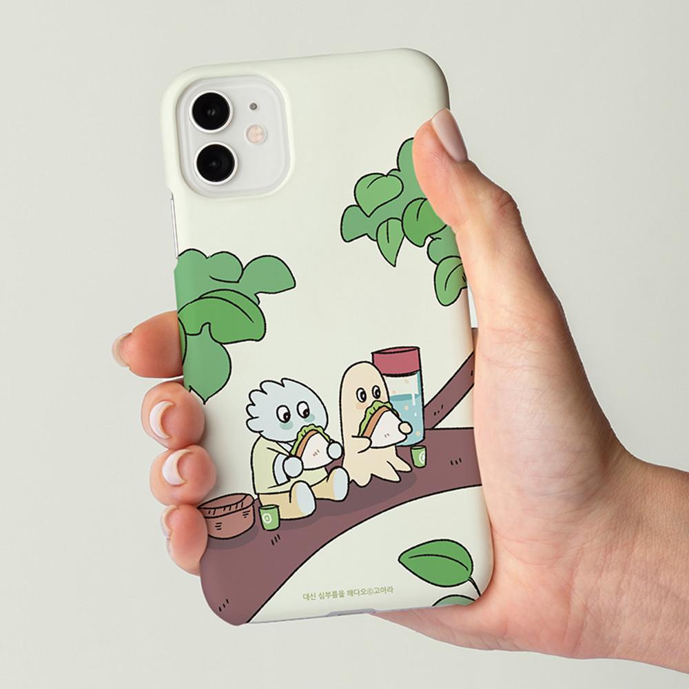웹툰샵 [대신심부름을해다오] 산삼이 하드케이스 2종 / 웹툰 케이스 / 폰케이스 / 아이폰케이스