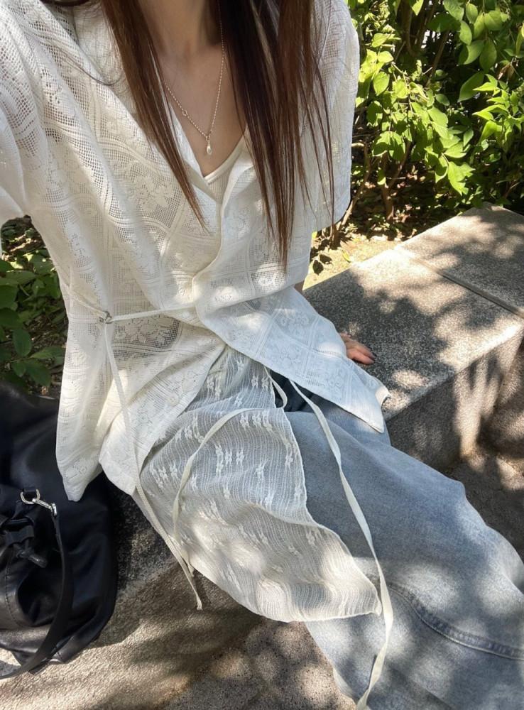 루즈 레이스 가든블라우스(당일출고)