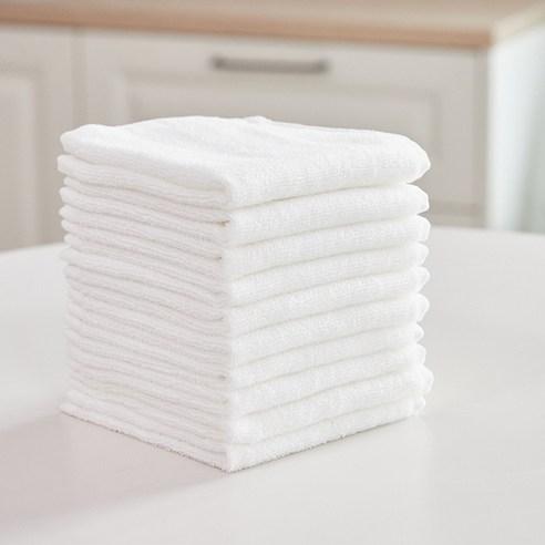 코멧 홈 오코텍스 인증을 받은 순면 행주, 화이트, 10개 - 주방타올 | 쿠팡