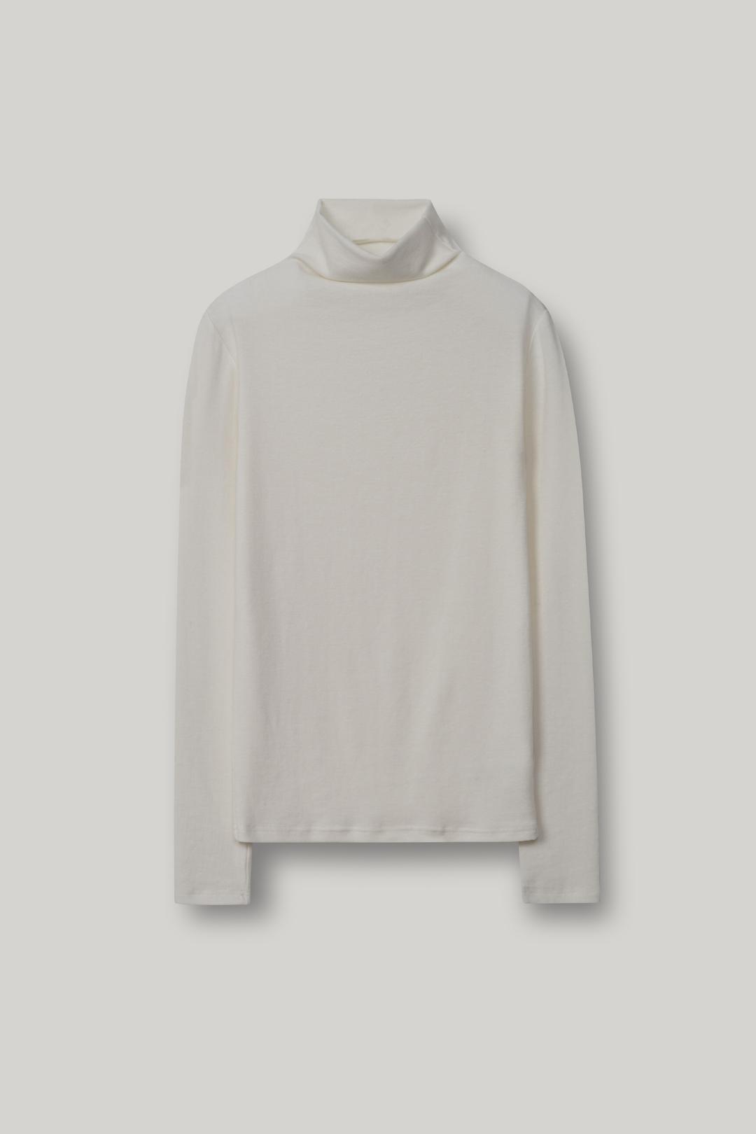 하프 터틀넥 탑 _ ivory