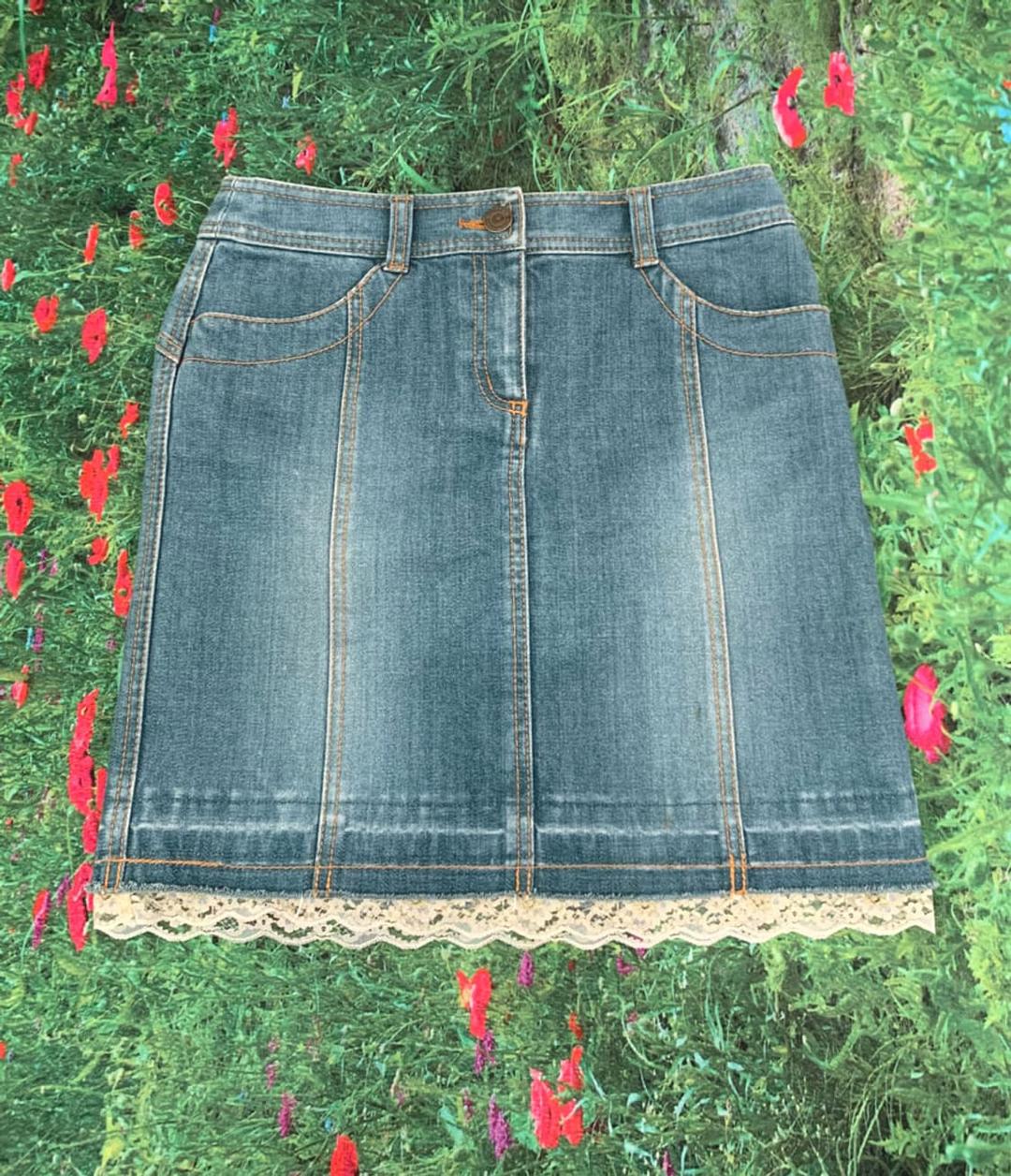 KUMIKYOKU레이스데님스커트 | 후루츠패밀리