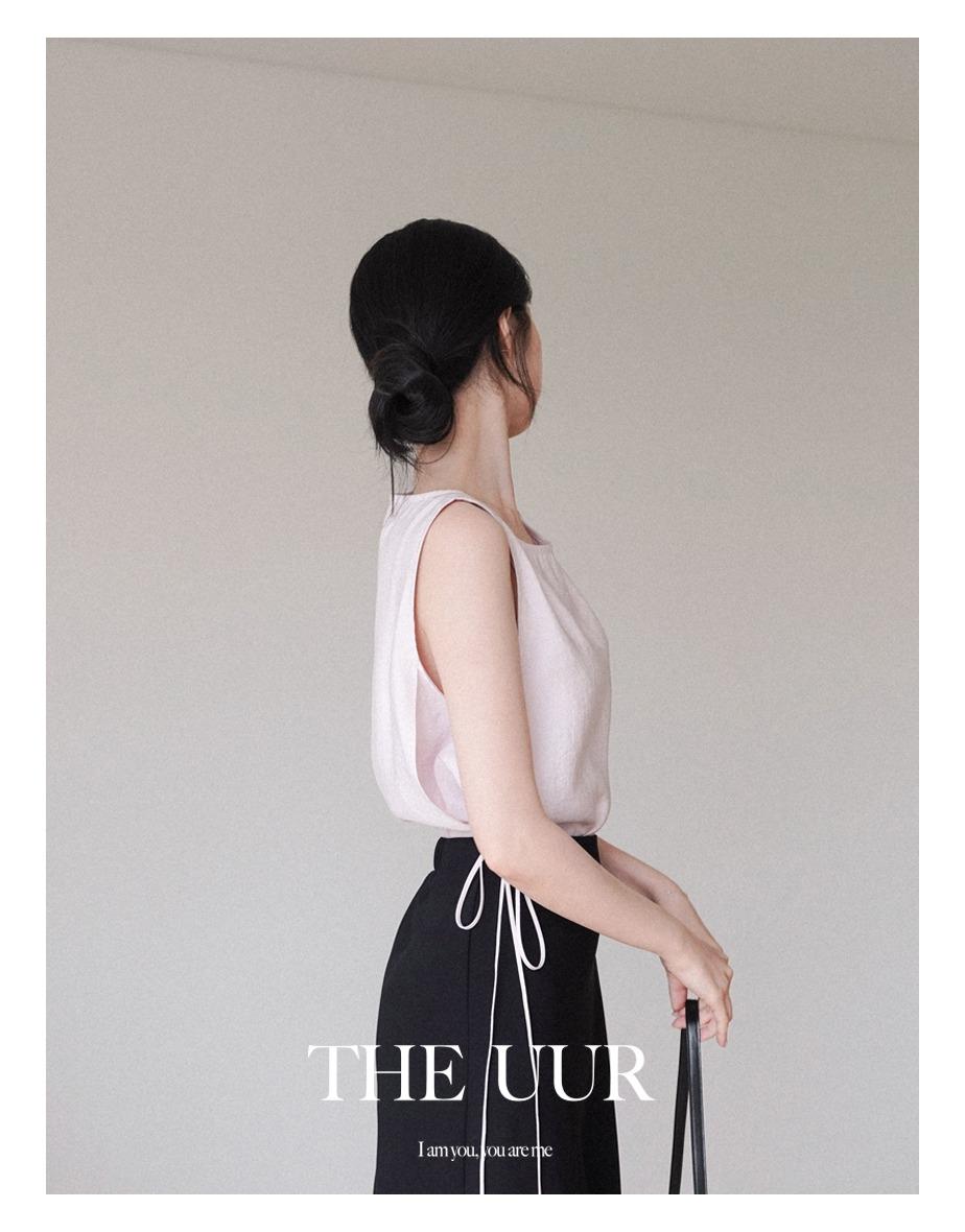 uur layer string sleeveless [blush-pink]