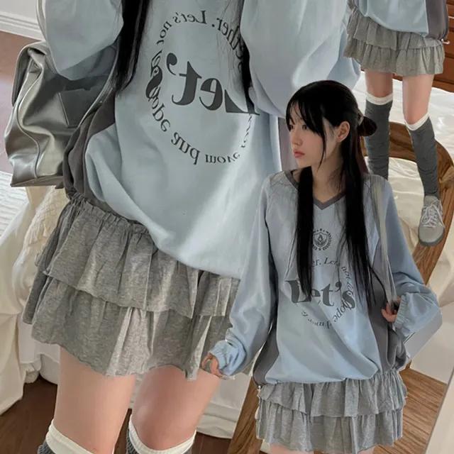 키치러브 캉캉 밴딩 티어드 미니 스커트 2color