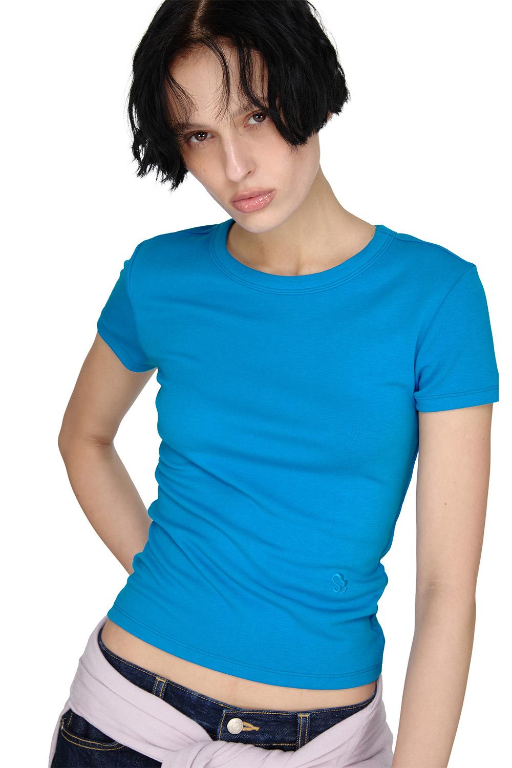 Sunburn Basic T-shirt, MARINE BLUE