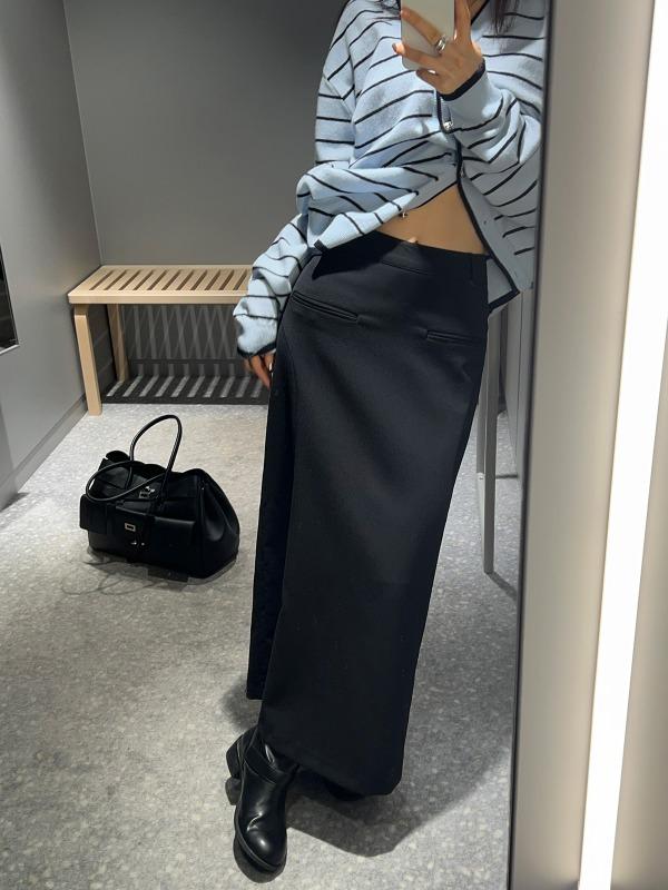 [preorder]round line skirt
