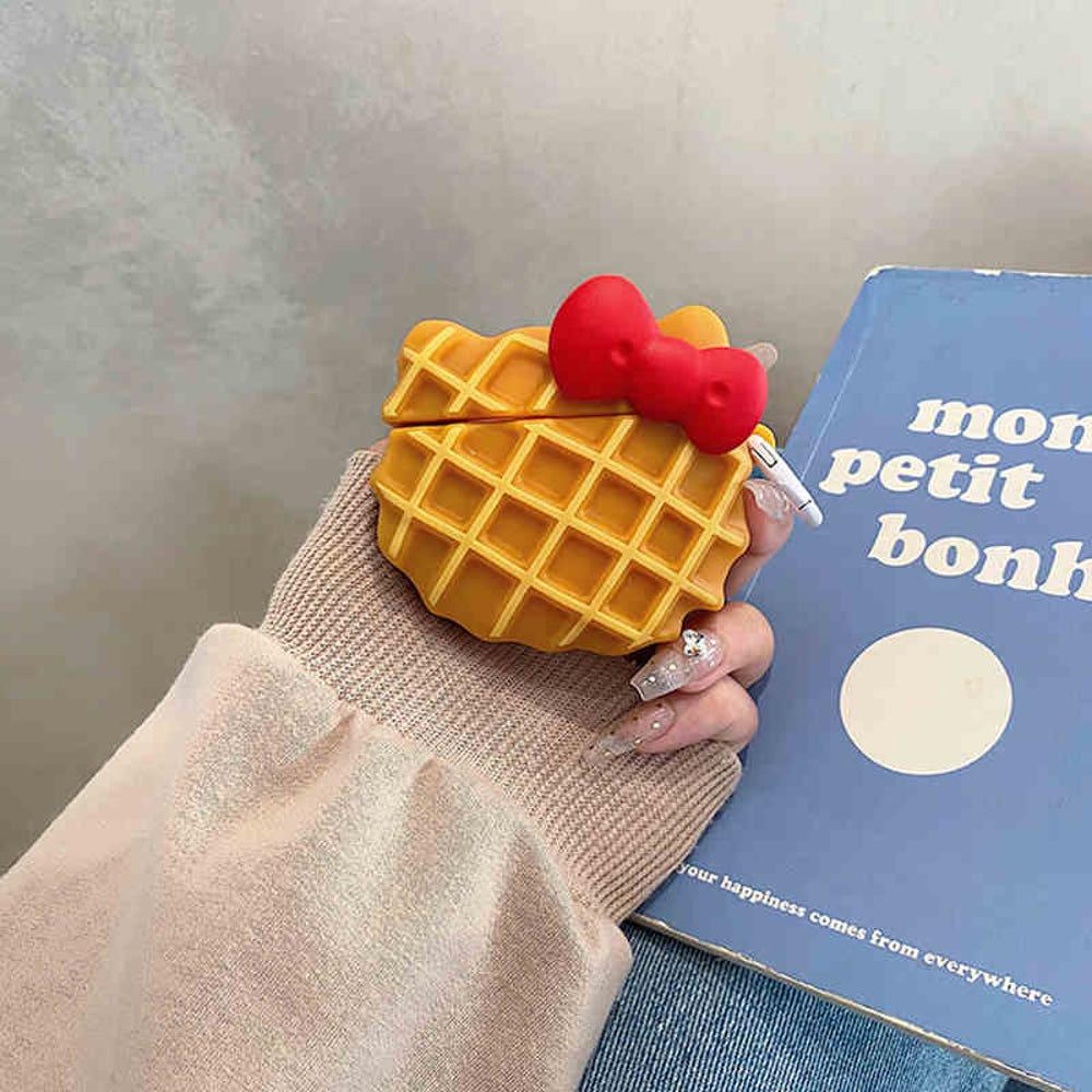 귀여운 와플 에어팟 케이스 산리오 키티 케이스 1세대 2세대 3세대 에어팟프로 1세대 2세대