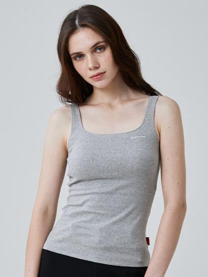 나른 골지 노브라 탱크탑 (2 COLORS)