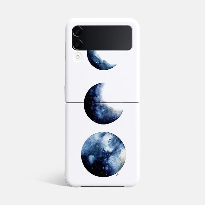 달의 모습 Z플립 하드 케이스