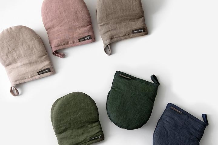 디어 린넨 주방장갑 (6color)